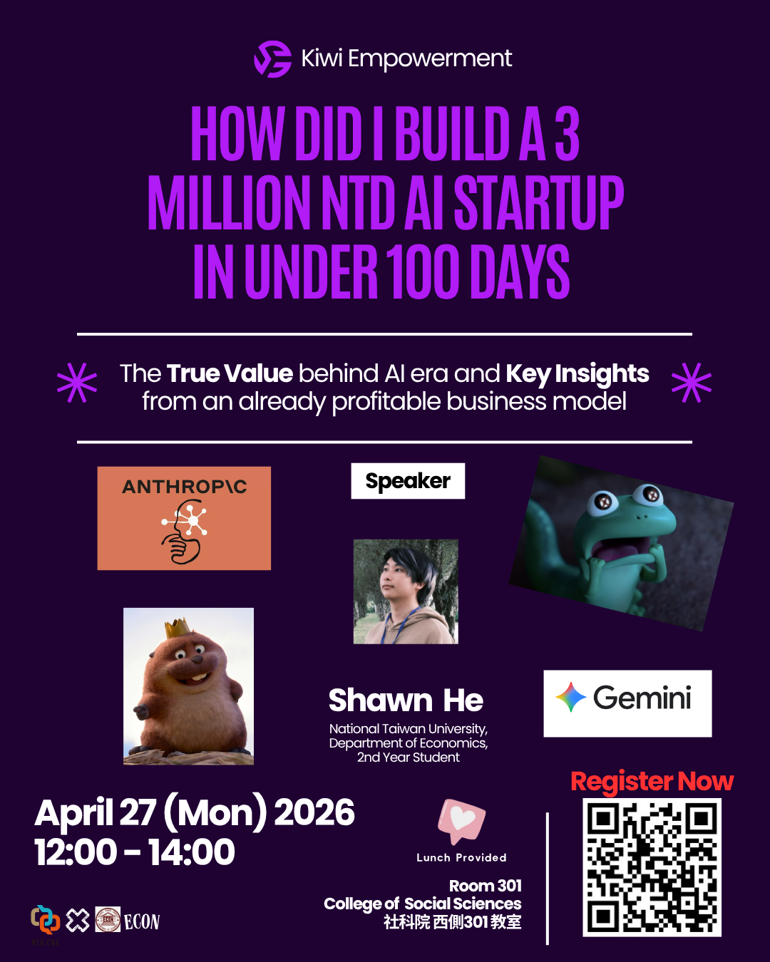 我如何在100天內打造一個300萬新台幣的AI新創公司